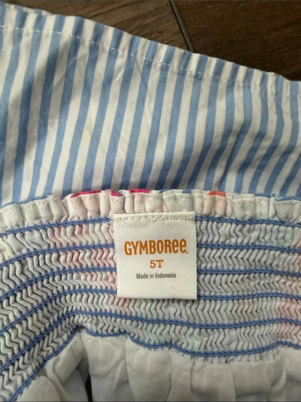 Gymboree Light Blue Floral Sun Dress with Pink, Yellow and Mint Accents